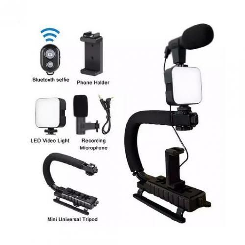 Vlogging Kit Potable Handheld Bracket Gimbal Phone Cameras Stabilizer (Remote Included) Item | Buy Vlogging Kit Potable Handheld Bracket Gimbal Phone Cameras Stabilizer (Remote Included) | SPOP Enterprise Global